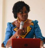 Prof. Stella Okunna talking