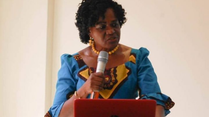 Prof. Stella Okunna talking