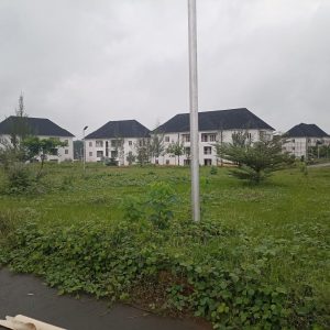 Uncompleted blocks at the British Canadian University, Obodu