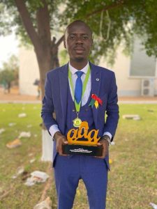 Bawah Abdul-Mugis winner of ANAS AREMEYAW ANAS Investigative Journalism Excellence Award at University of Development Studies, Tamale, Ghana