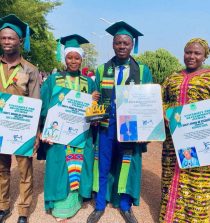 Winners of the inaugural ANAS AREMEYAW ANAS Investigative Journalism Excellence Award, University of Development Studies, Tamale, Ghana.j