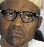 President Buhari during his sickness